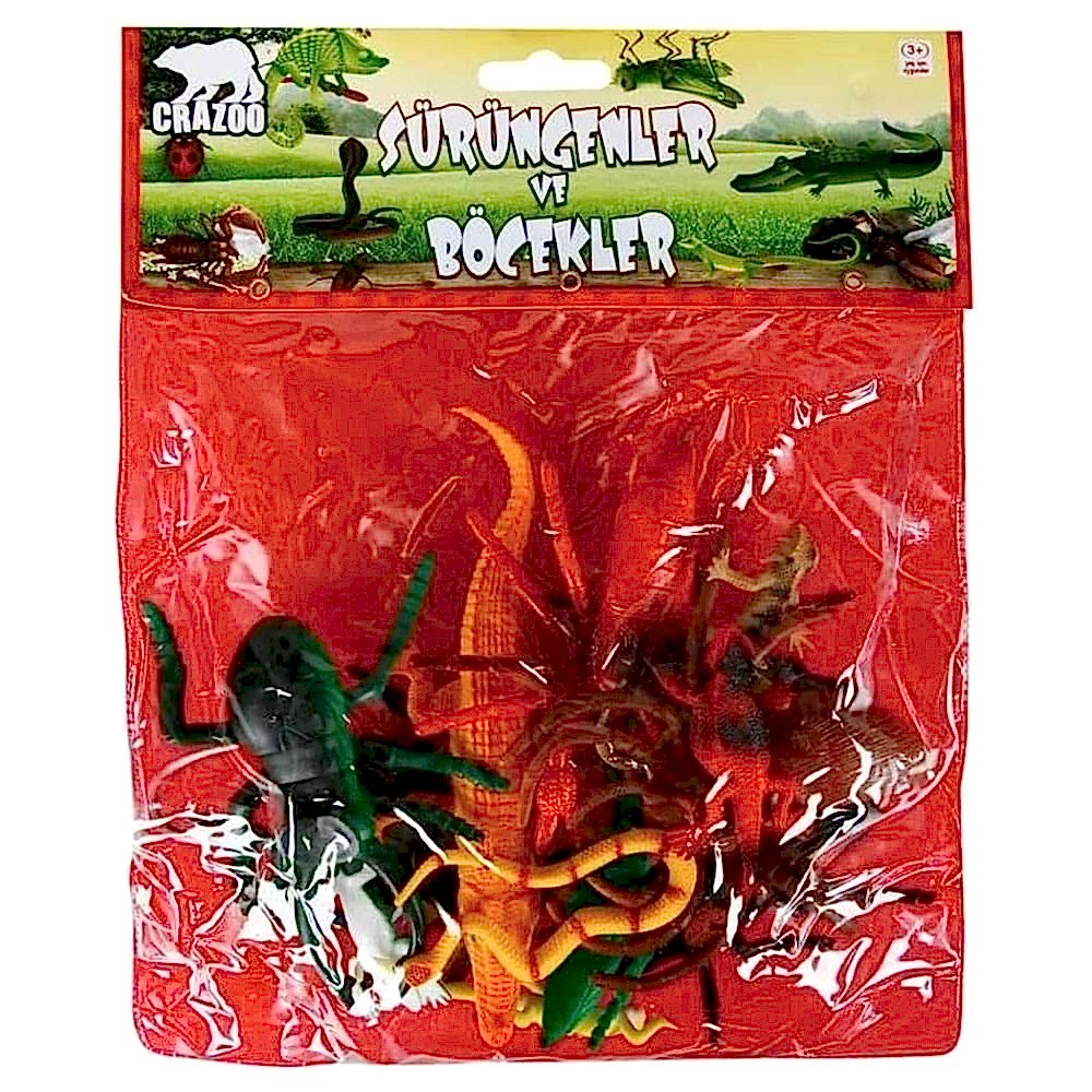 SUN-RST SÜRÜNGENLER VE BÖCEKLER PVC 13LÜ 716 *48