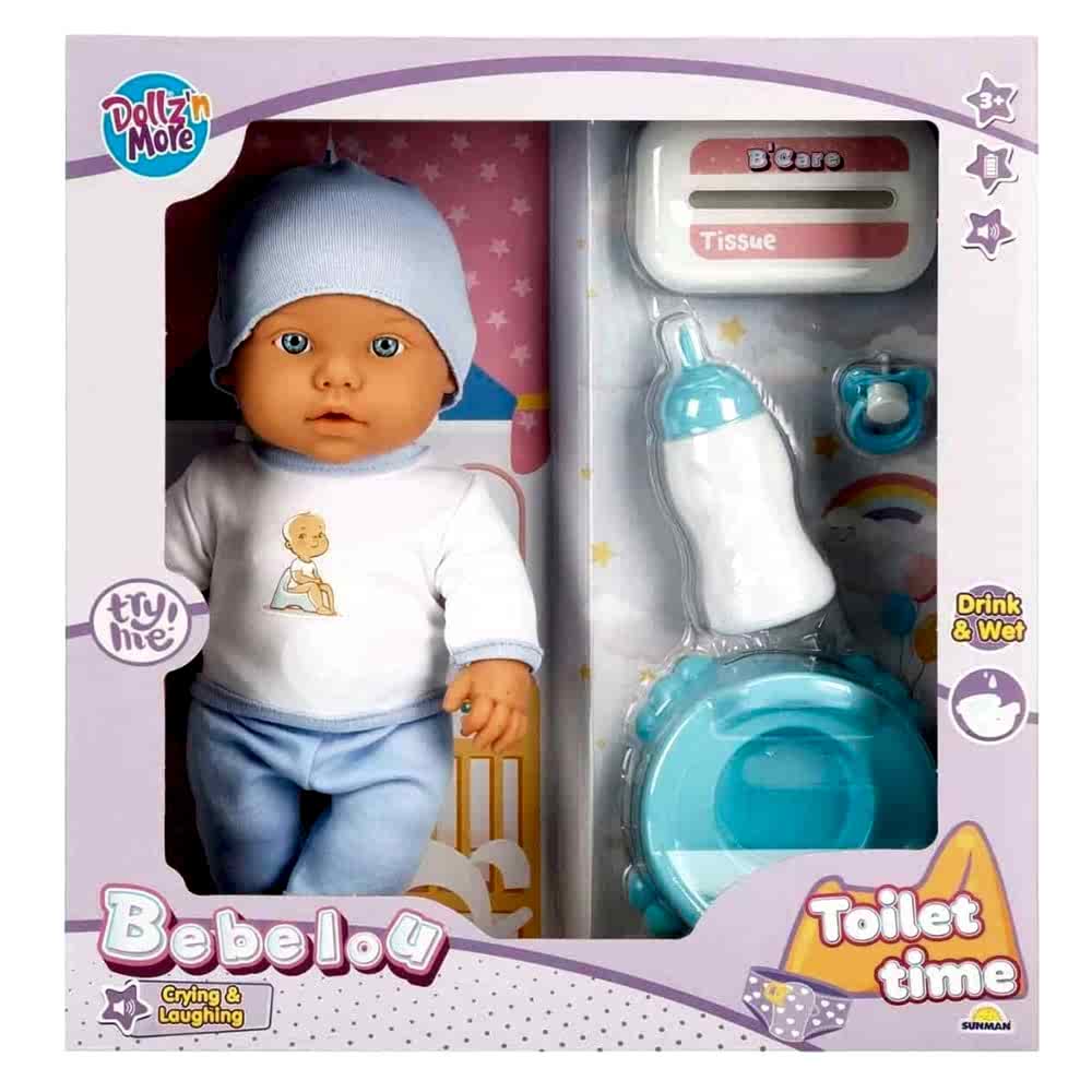 SUN- BEBELOU BEBEK TOILET TIME SESLİ GÜLEN AĞLAYAN 30141 *12