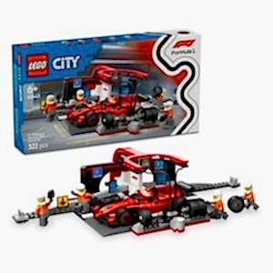 LEGO CİTY FERRARİ ARABA F1 PİT STOP EKİP 60443