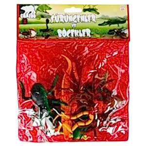 SUN-RST SÜRÜNGENLER VE BÖCEKLER PVC 13LÜ 716 *48