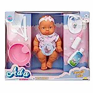 SUN- BEBEK SET ADA MEAL FUN SAÇSIZ SESLİ GÜLEN AKS 23 CM 20120 *12