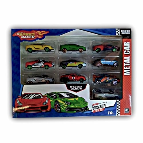 10 LU SPEED RACER METAL ARABA TOY-30 (36)