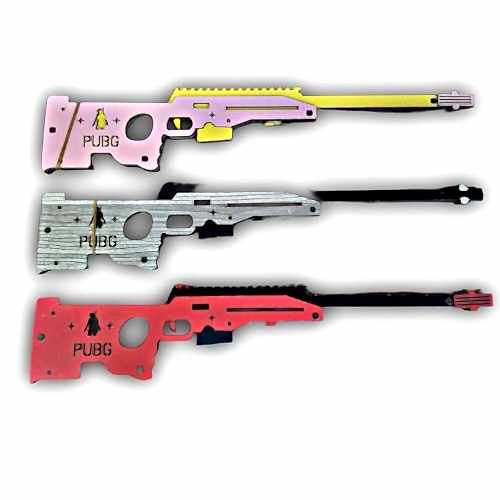 AHŞAP PUBG TÜFEK LASTİK ATAR 07424 (85)