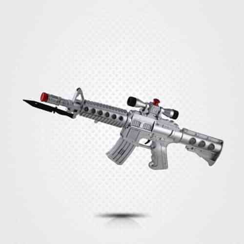 POŞETLİ PİLLİ M-16 TÜFEK 6690 (72)