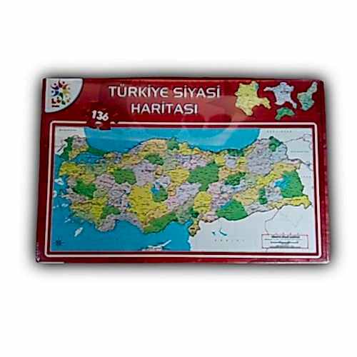 TÜRKİYE SİYASİ HARİTASI 136 PARÇA LCSH002 *24