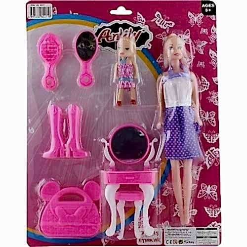 ANLILY BEBEK-MAKYAJ MASALI SET-KART. 02271*72