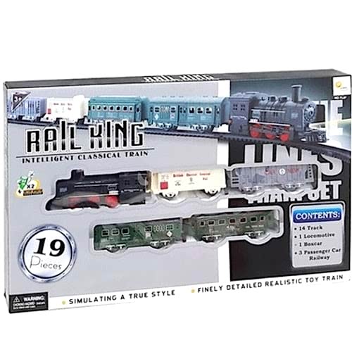 KUTULU PİLLİ 19 PARÇA TREN TL07/TL21 *24