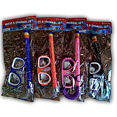 PVC POŞETTE MASKE ŞNORKEL SET AK407-140 * 72