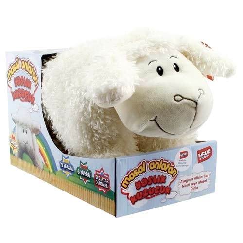 TÜRKÇE MASAL ANLATAN YASTIK KUZUCUK X1703634-18 * 18