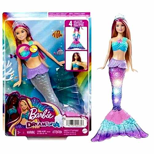 MATE BARBIE DREAMTOPIA ISILTILI DENIZ KIZI -HDJ36 *4