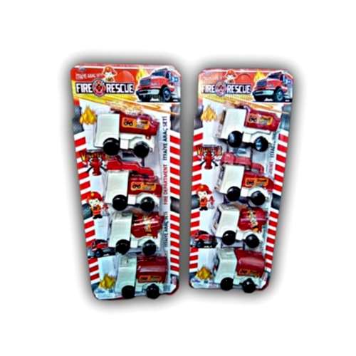 4 LÜ İTFAİYE ARAÇ SETİ IMG-159 *85