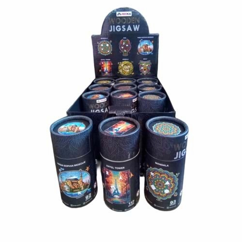 REDKA SİLİNDİR WOODEN 6 MODEL PUZZLE RD5643 *48