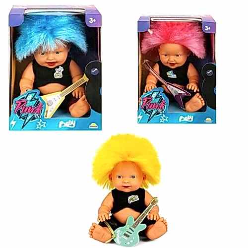 SUN-SABC-DZM-BEBEK NİL PUNK RENKLİ SAÇLI 23CM.2A.8R.S00020050 *12