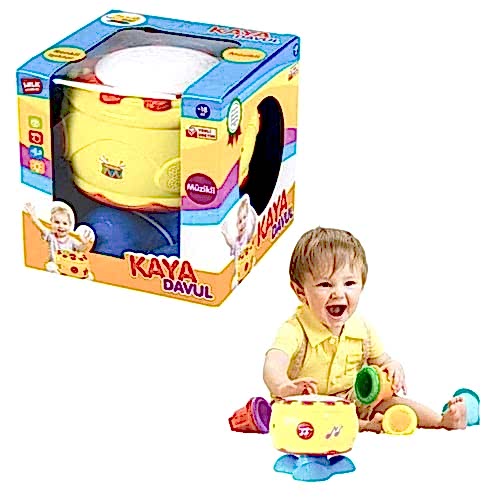 PİLLİ IŞIKLI SESLİ KAYA DAVUL URT009-01 *12