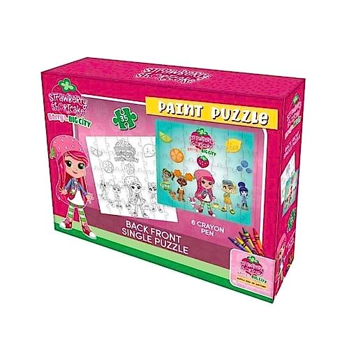 ÇİLEK KIZ BOYAMALI PUZZLE CK7880 *24