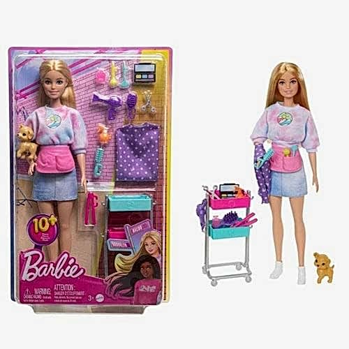 MATE-HNK95 BARBIE STILISTR BEBEKLER OYUN SETİ HNK95 *4
