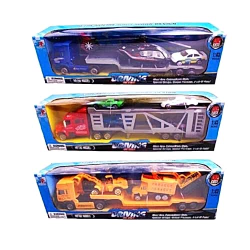 KUTULU DEMİR TIR ÇEKİCİ 4 ARABALI 3AST XY024 *48