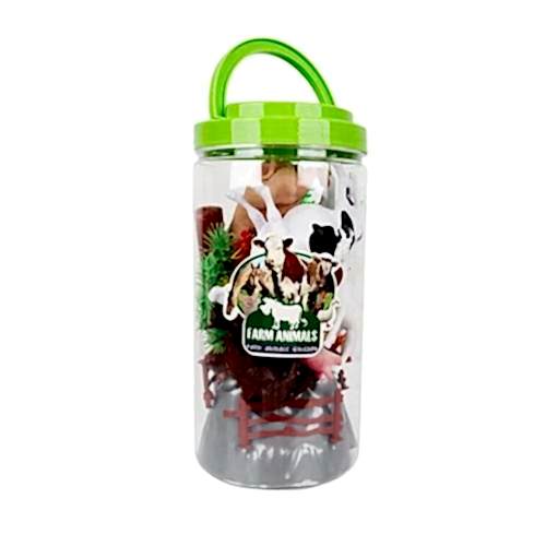 KAVANOZ 6 LI ÇİFTLİK HAYVAN SETİ C26-4 *6