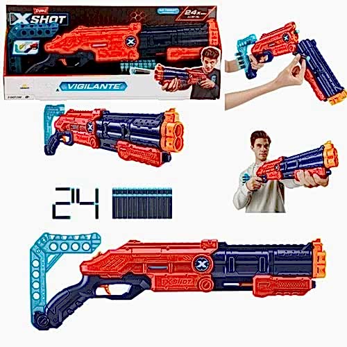 SUN-ZUR-X-SHOT SİLAH SÜNGER ATAN EXCEL-VIGILANTE 24 MERMİLİ S00036436 *6
