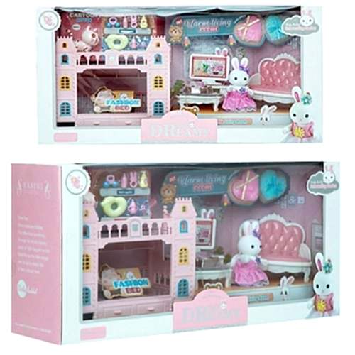 BAY DREAMY MİNİ TAVŞAN-EĞLENCELİ RANZA SETİ 6678 *10