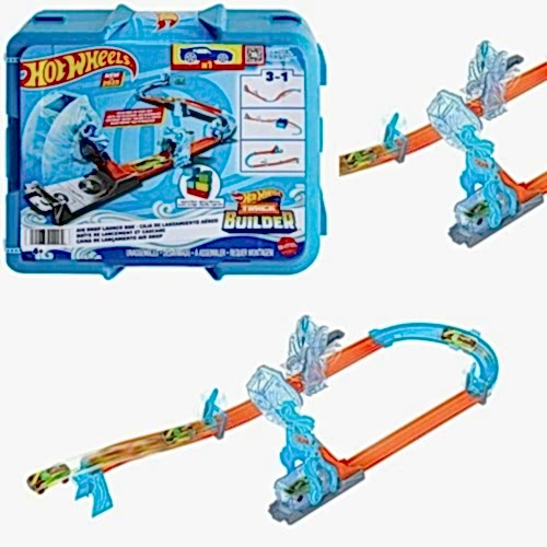 HOT WEELS TRACK BUİLDER RÜZGAR TEMALI AKROBASİ SETİ MTL-HNJ67 *4