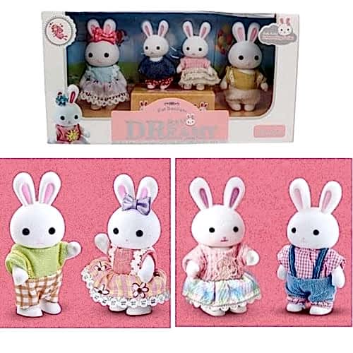 BAY DREAMY MİNİ TAVŞAN-TAVŞAN AİLESİ SETİ 6699 *36