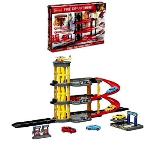 HEROES TOYS ASANSÖRLÜ ÜÇ KATLI İTFAİYE GARAJ ERN-2033 *12