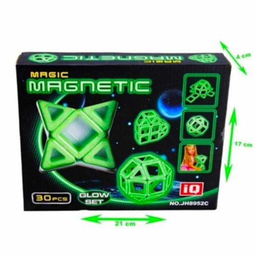 30 PARÇA MANYETİK LEGO SİHİRLİ PARLAYAN JH8952C *72