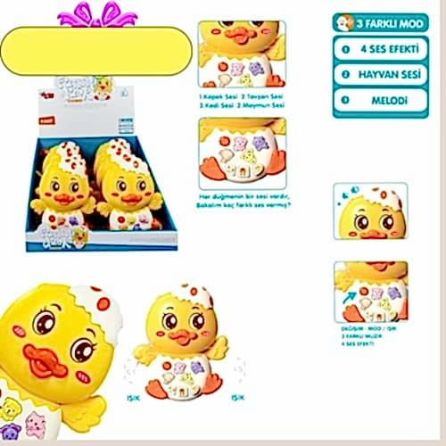 ISIKLI VE MUZIKLI ORDEK BEBEK PIYANOSU 855-144A*48