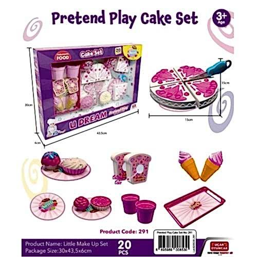 DREAM PRETEND PLAY CAKE SET 291-U *16