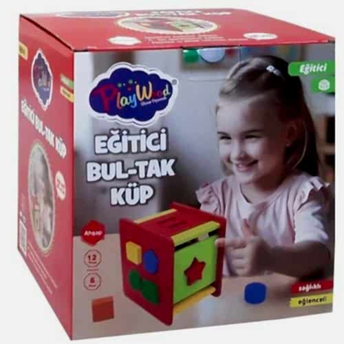 KUTUDA AHŞAP BUL TAK KÜP OYN-411