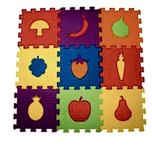 EVA PUZZLE 33X33 CM 7 MM MEYVELER YER MATI 304 *12
