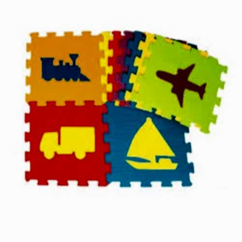 EVA PUZZLE 33X33 CM 7 MM TAŞITLAR YER MATI 305 *12