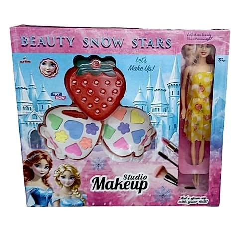 KUTULU BEBEKLİ ÇİLEKLİ İKİLİ MAKYAJ SETİ ÇLK-425 *32