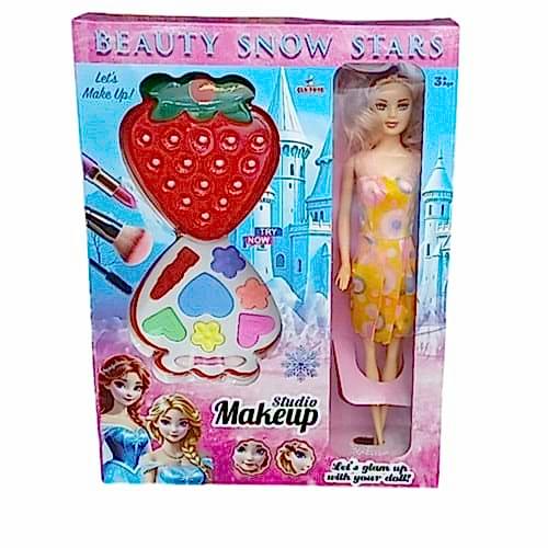 KUTULU ÇİLEKLİ TEKLİ BEBEKLİ MAKYAJ STİ ÇLK-424 *