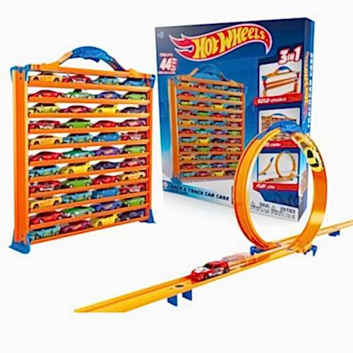 HOT WHEELS 3İN1 TRACK CAR CASE HWCC9B *3