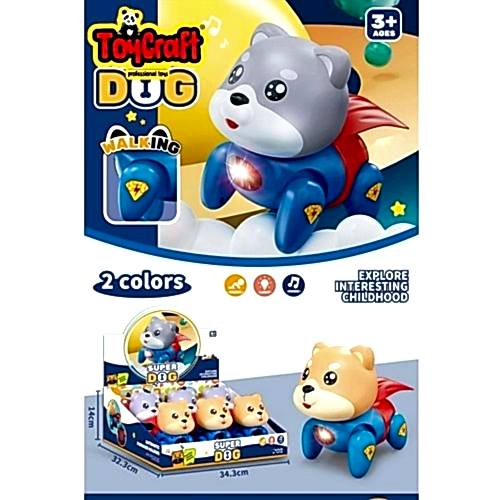 TOYCRAFT DİSPLAY 6 LI IŞIKLI MÜZİKLİ SÜPERDOG KÖPEK * 60 QB-26Y