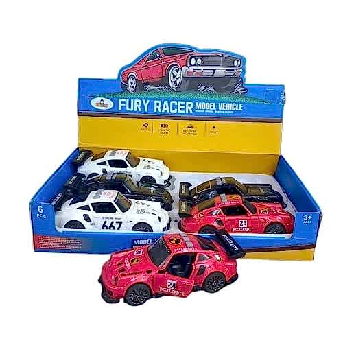 FURY RACER MÜZİKLİ SÜRTMELİ PORSCHE BS-1AA *72