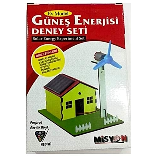 GÜNEŞ ENERJİSİ DENEY SETİ EV MODELİ MSY-29 *40