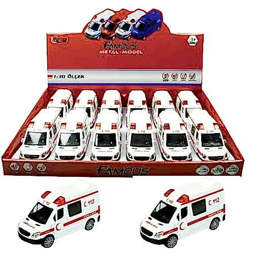 CEKBIRAK ISIKLI AMBULANS ve SESLI 1:30 AMB. TIN-588A-AMB *48