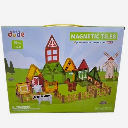 MAGNETIC LEGO 46 PARÇA ÇİFTLİK SERİSİ SH40760 *12