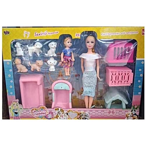 KUTULU BEBEKLİ PATİ DOSTLARIM VE AKSESUARLARI 02463*12